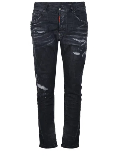Dsquared2 'skater' Jeans Made Of Stretch Denim.