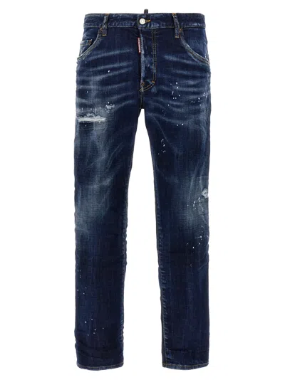 Dsquared2 Skater Jeans In Navy Blue