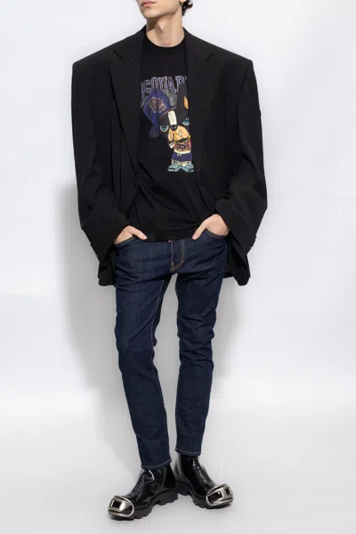 Dsquared2 Navy Cool Guy Jeans In Navy Blue