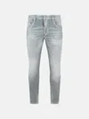 Dsquared2 'skater' Light Grey Cotton Jeans In Grey