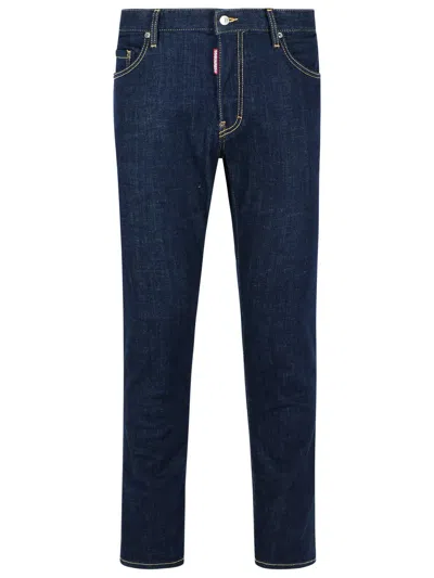 DSQUARED2 DSQUARED2 'SKATER' NAVY DENIM JEANS MEN