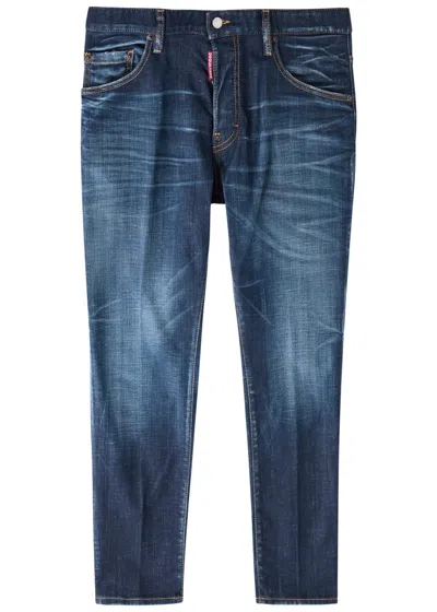 Dsquared2 Skater Skinny Jeans In Navy