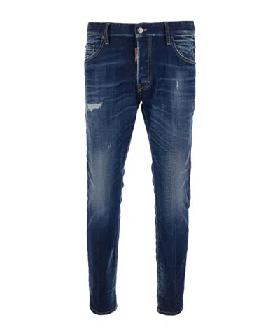 Dsquared2 Skater Slim-cut Jeans In Blue