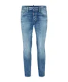 Dsquared2 Slim Mid-rise Jeans In Blue