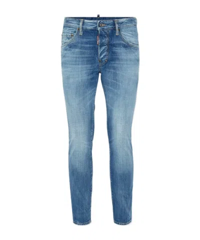 Dsquared2 Skater Slim-cut Jeans In Blue
