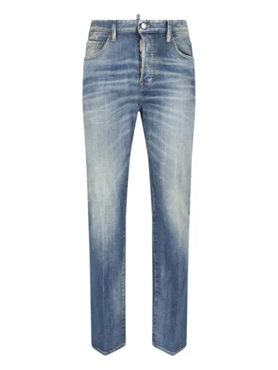 DSQUARED2 SKATER" SLIM JEANS - LIGHT BLUE