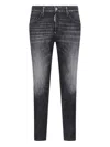 Dsquared2 Regular Fit Jeans In Black  
