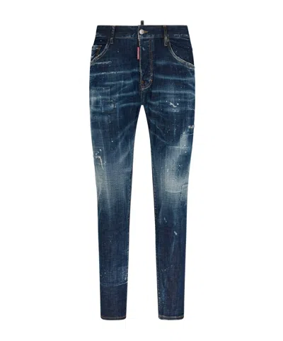 Dsquared2 Skater Slim-leg Jeans In Blue