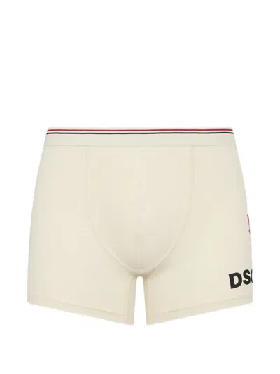 Dsquared2 Ski Leaf Trunks In Neutral