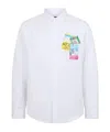 Dsquared2 Ski Pass Patch Shirt In White