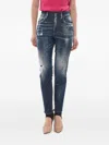 Dsquared2 Ski Stirrup Jeans In Blue