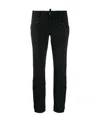 Dsquared2 Skinny Cropped Trousers In Black