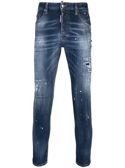 Dsquared2 Skinny-cut Jeans In Blue