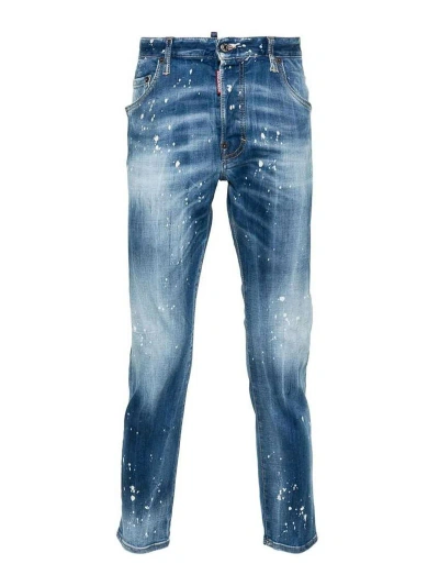 Dsquared2 Skinny Cut Medium Blue Jeans