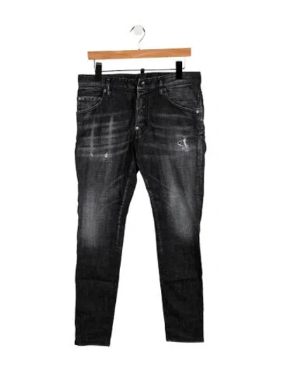 Pre-owned Dsquared2 Skinny Jeans In Black
