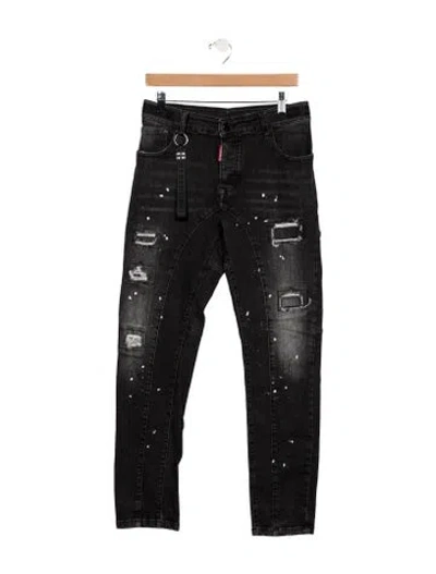 Pre-owned Dsquared2 Skinny Jeans In Black