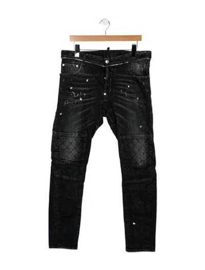 Pre-owned Dsquared2 Skinny Jeans In Black