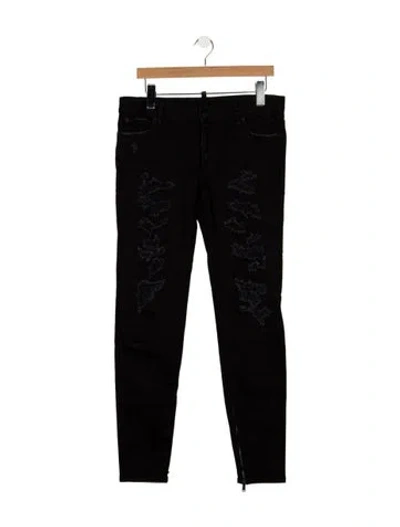 Pre-owned Dsquared2 Skinny Jeans In Black