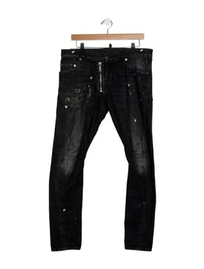 Pre-owned Dsquared2 Skinny Jeans In Black