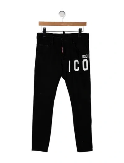 Pre-owned Dsquared2 Skinny Jeans In Black