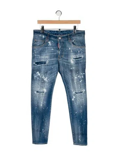 Pre-owned Dsquared2 Skinny Jeans In Blue