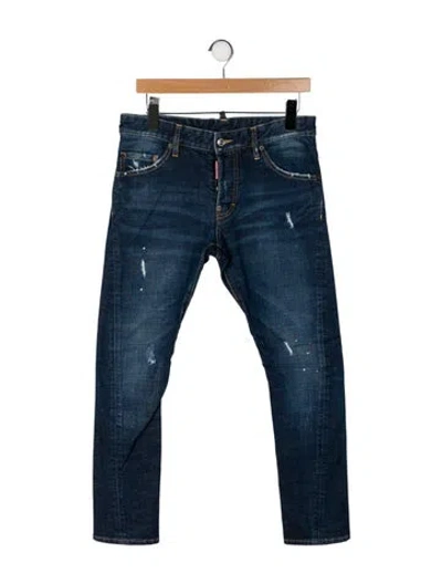 Pre-owned Dsquared2 Skinny Jeans In Blue