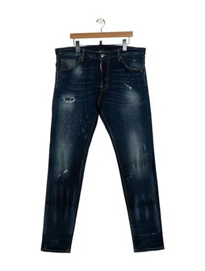 Pre-owned Dsquared2 Skinny Jeans In Blue