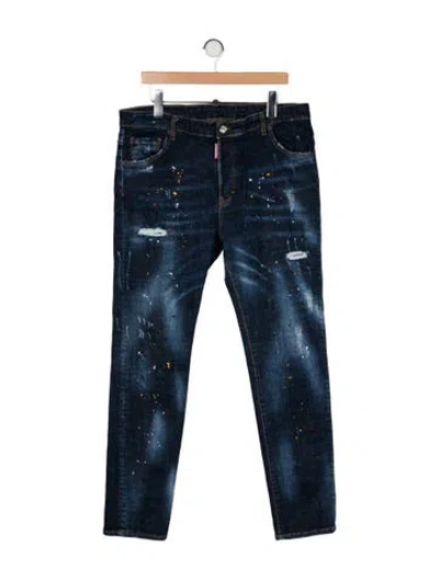 Pre-owned Dsquared2 Skinny Jeans In Blue