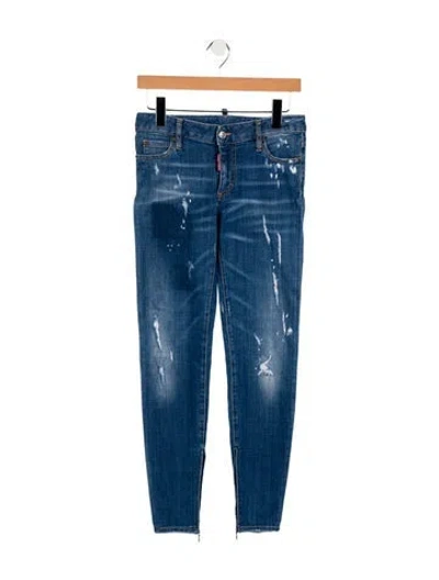 Pre-owned Dsquared2 Skinny Jeans In Blue