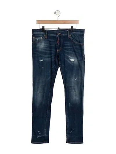 Pre-owned Dsquared2 Skinny Jeans In Blue