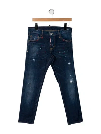 Pre-owned Dsquared2 Skinny Jeans In Blue