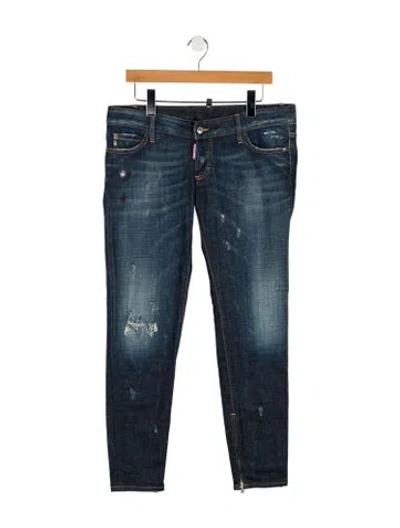 Pre-owned Dsquared2 Skinny Jeans In Blue