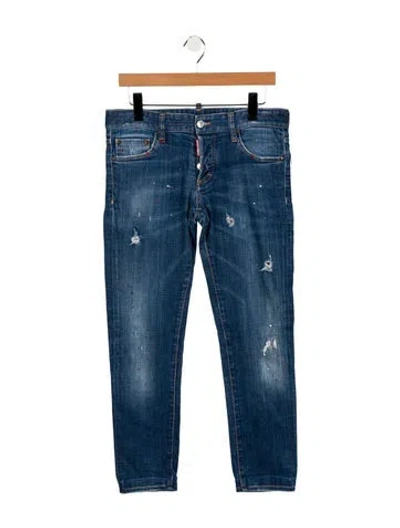 Pre-owned Dsquared2 Skinny Jeans In Blue