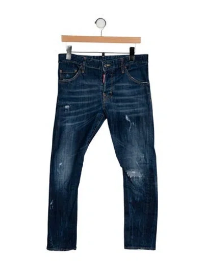 Pre-owned Dsquared2 Skinny Jeans In Blue