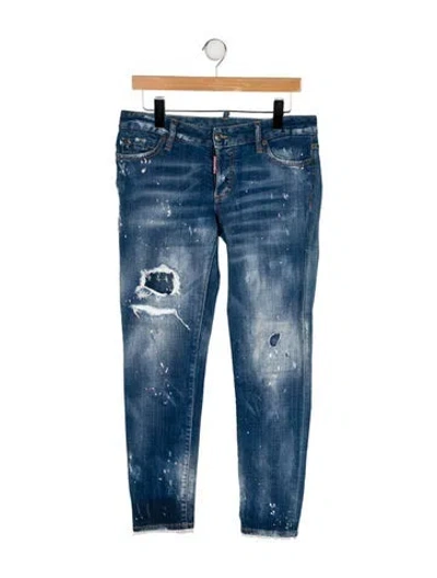 Pre-owned Dsquared2 Skinny Jeans In Blue