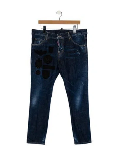 Pre-owned Dsquared2 Skinny Jeans In Blue