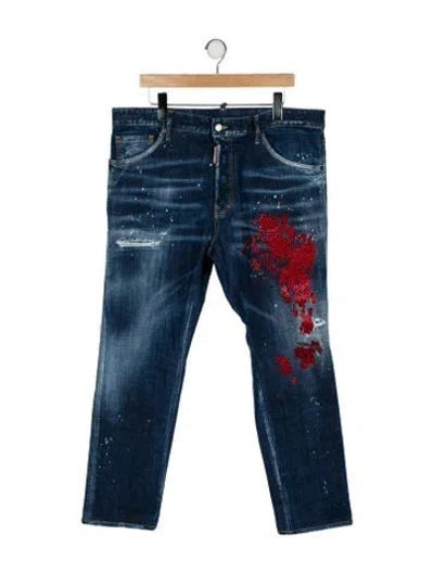Pre-owned Dsquared2 Skinny Jeans In Blue