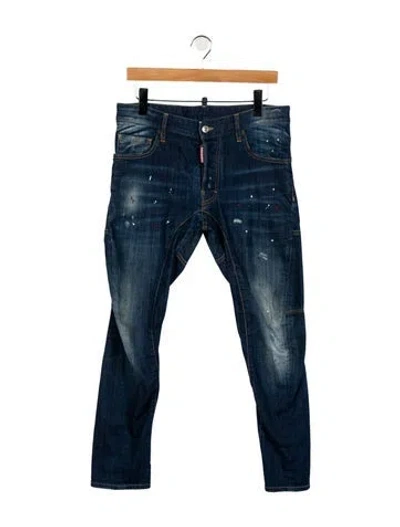 Pre-owned Dsquared2 Skinny Jeans In Blue