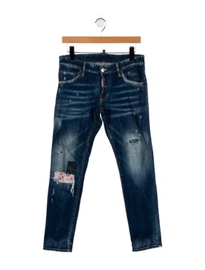 Pre-owned Dsquared2 Skinny Jeans In Blue