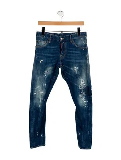 Pre-owned Dsquared2 Skinny Jeans In Blue