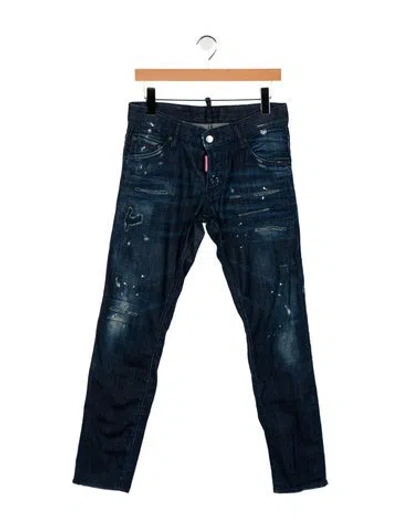 Pre-owned Dsquared2 Skinny Jeans In Blue