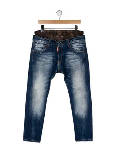 Pre-owned Dsquared2 Skinny Jeans In Blue