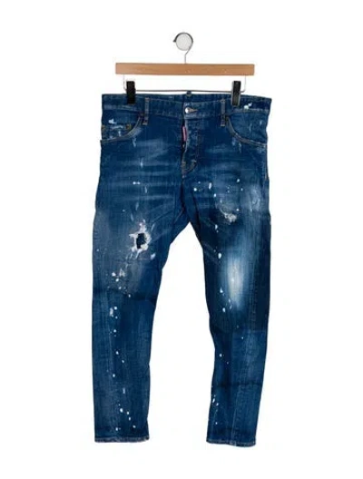 Pre-owned Dsquared2 Skinny Jeans In Blue