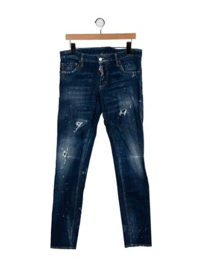 Pre-owned Dsquared2 Skinny Jeans In Blue