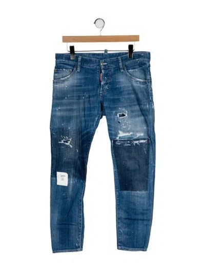 Pre-owned Dsquared2 Skinny Jeans In Blue