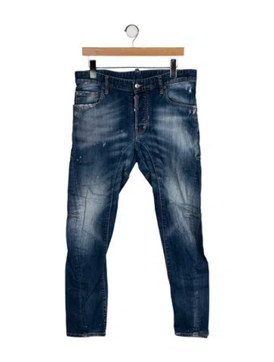 Pre-owned Dsquared2 Skinny Jeans In Blue