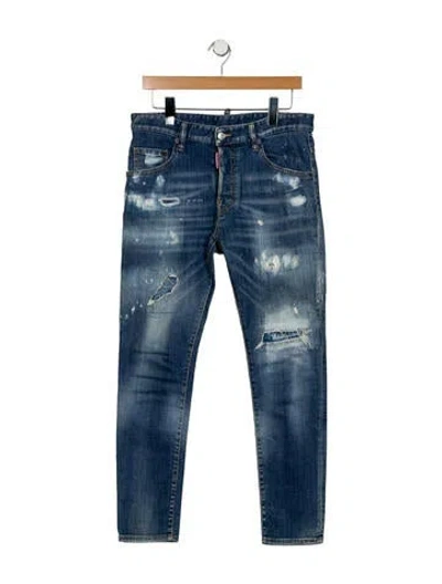 Pre-owned Dsquared2 Skinny Jeans In Blue