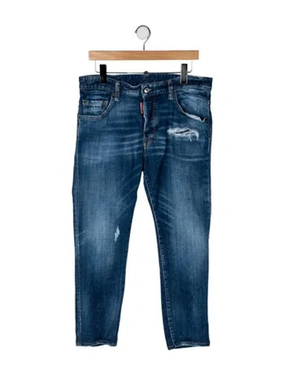 Pre-owned Dsquared2 Skinny Jeans In Blue