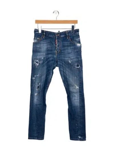 Pre-owned Dsquared2 Skinny Jeans In Blue