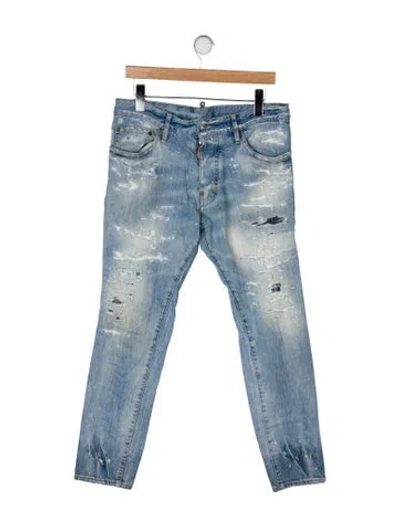 Pre-owned Dsquared2 Skinny Jeans In Blue